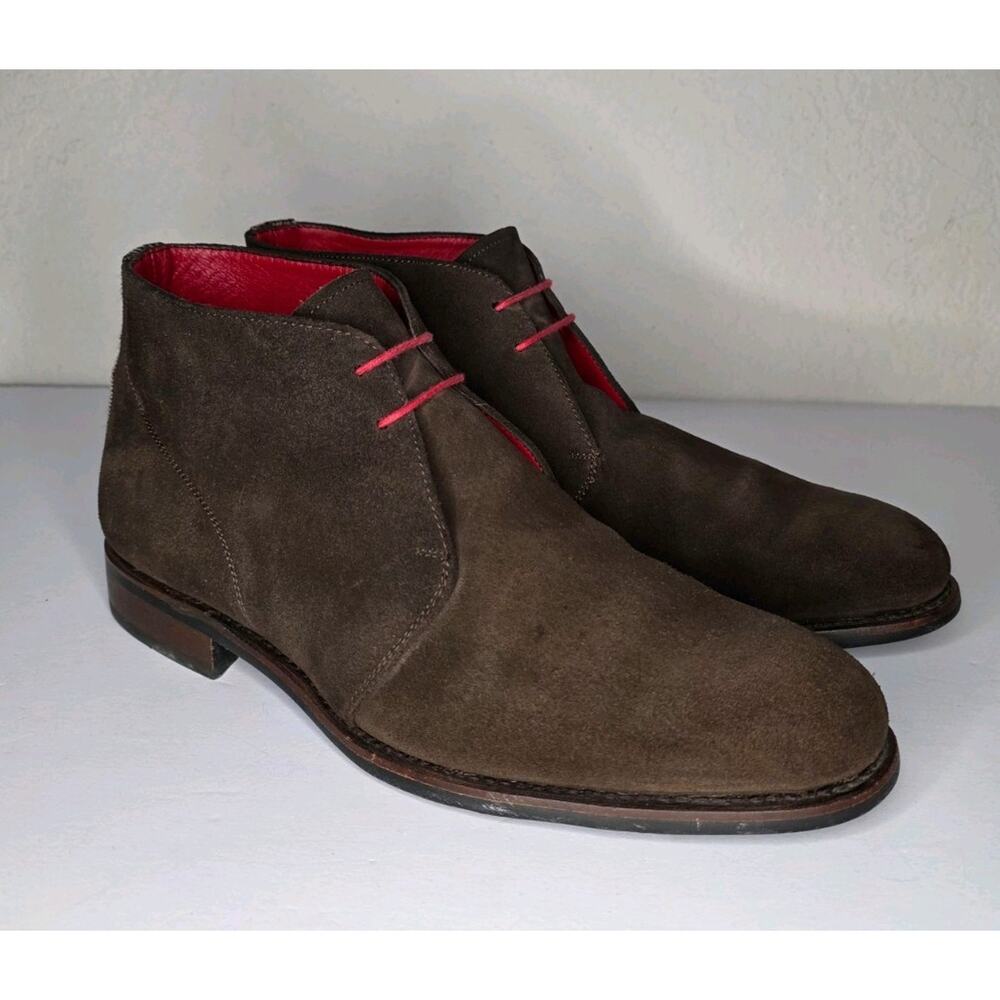Rye 51 Men's Suede Chukka Boots Size 10 Goodyear Welt Rare Luxury Designer Shoes